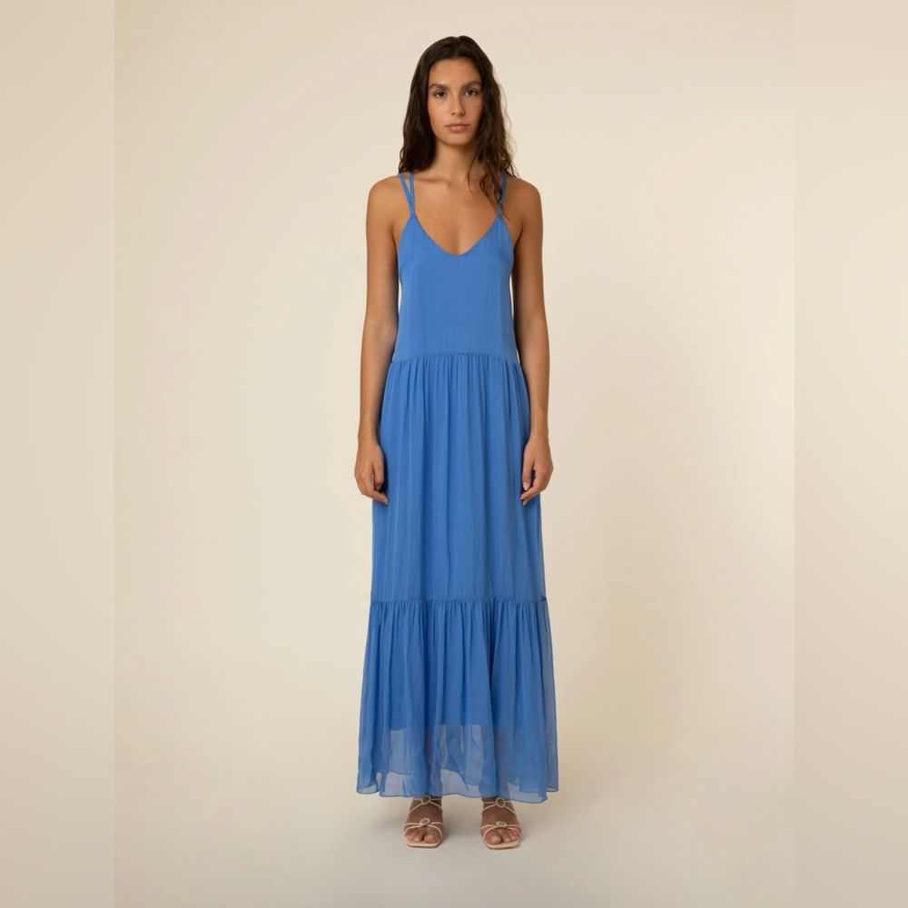 FRNCH Jailys Satin Maxi Dress